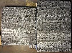 10 Pt Cloister Bold Type only set 6400+ Pieces MASSIVE set 17+ pounds