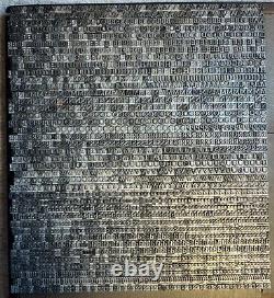 10 Pt Cloister Bold Type only set 6400+ Pieces MASSIVE set 17+ pounds