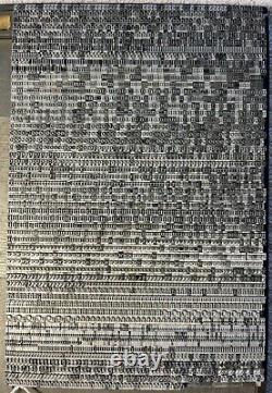 10 Pt Cloister Bold Type only set 6400+ Pieces MASSIVE set 17+ pounds