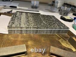 10 Pt Cloister Bold Type only set 6400+ Pieces MASSIVE set 17+ pounds