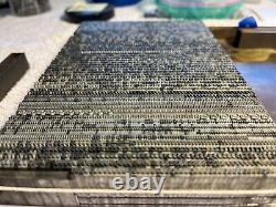 10 Pt Cloister Bold Type only set 6400+ Pieces MASSIVE set 17+ pounds