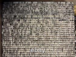 10 Pt Cloister Bold Type only set 6400+ Pieces MASSIVE set 17+ pounds