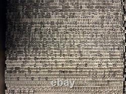 10 Pt Cloister Bold Type only set 6400+ Pieces MASSIVE set 17+ pounds