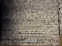10 Pt Cloister Bold Type only set 6400+ Pieces MASSIVE set 17+ pounds