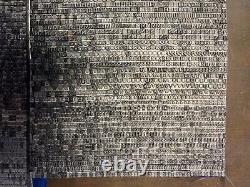 10 Pt Cloister Bold Type only set 6400+ Pieces MASSIVE set 17+ pounds