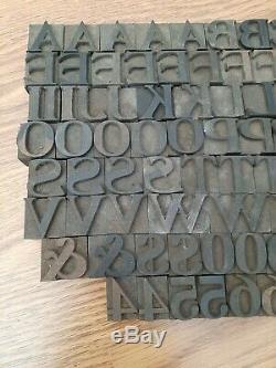 111 Antique 1 Wood Type Printing Blocks Alphabet Letterpress Letters Numbers