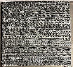 12 Pt Cloister Bold Italic Type only set 3700+ Pieces HUGE set withFancy