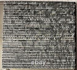12 Pt Cloister Bold Italic Type only set 3700+ Pieces HUGE set withFancy