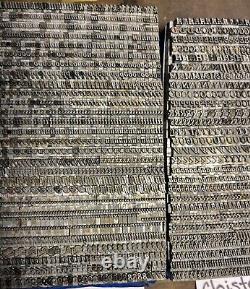 12 Pt Cloister Bold Italic Type only set 3700+ Pieces HUGE set withFancy