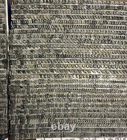 12 Pt Cloister Bold Italic Type only set 3700+ Pieces HUGE set withFancy
