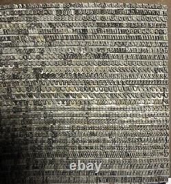 12 Pt Cloister Bold Italic Type only set 3700+ Pieces HUGE set withFancy