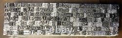 14 point Letterpress type random typefaces 310 pieces over a pound of type