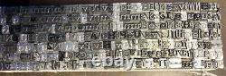 14 point Letterpress type random typefaces 310 pieces over a pound of type
