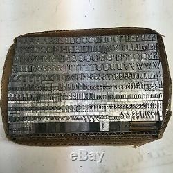 16th Century Caslon Antique 24 pt Letterpress Type Vintage Metal Lead Font