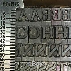 16th Century Caslon Antique 24 pt Letterpress Type Vintage Metal Lead Font