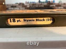18 Pt ATF Typeface Stymie Black (598) Only Set Over 700 Pieces