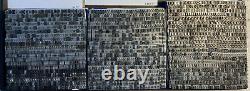 18 Pt Cheltenham Bold Only Set MASSIVE set over 2480 pieces no  over 18 lbs