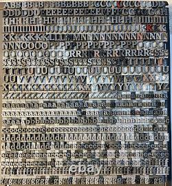 18 Pt Cheltenham Bold Only Set MASSIVE set over 2480 pieces no  over 18 lbs