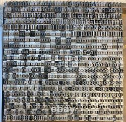 18 Pt Cheltenham Bold Only Set MASSIVE set over 2480 pieces no  over 18 lbs