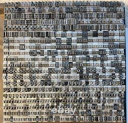 18 Pt Cheltenham Bold Only Set MASSIVE set over 2480 pieces no  over 18 lbs