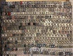 18 Pt Cheltenham Bold Only Set MASSIVE set over 2480 pieces no  over 18 lbs