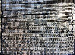 18 Pt Cheltenham Bold Only Set MASSIVE set over 2480 pieces no  over 18 lbs