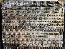 18 Pt Cheltenham Bold Only Set MASSIVE set over 2480 pieces no  over 18 lbs
