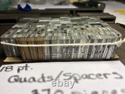 18 pt Letterpress Quads 370 QUADS/SPACERS ONLY Multiple sizes