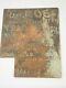 1912 Adverting Metal Printing Plate Canadian Pacific Railway Northpacific Coast