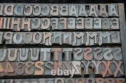 199pcs 2.64 letterpress wood printing blocks Art Nouveau wooden alphabet ABC