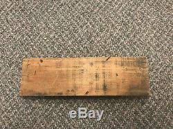 19th Century Carved Wood Baseball Printers Cut/block