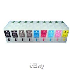 1pcX 80ML Empty Refillable Ink Cartridge with chip For Epson 3800 3880 3890 3850