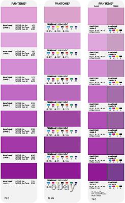 2020 Pantone TPX Plus Series Extended Gamut Guide Solid Colors on Coated Stock