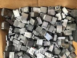 22+ Lbs Vintage Lead Printer Letters Printing Press Lot