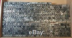 23pt Shnixgun Font Letterpress Letters Metal Typeset 14 Lbs