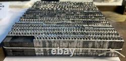 24 Pt Paragraph Script Only Set over 650 pieces Missing Four Letters Clean