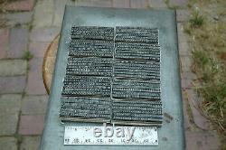 24 pt. Cheltenham Medium Letterpress Huge Complete Font Vintage Lead Type