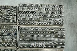 24 pt. Cheltenham Medium Letterpress Huge Complete Font Vintage Lead Type