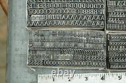 24 pt. Cheltenham Medium Letterpress Huge Complete Font Vintage Lead Type