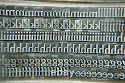 24 pt. Cheltenham Medium Letterpress Huge Complete Font Vintage Lead Type