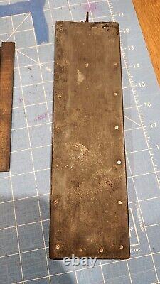 25 Letterpress wood furniture spacers, reglets + Vintage Holder Full