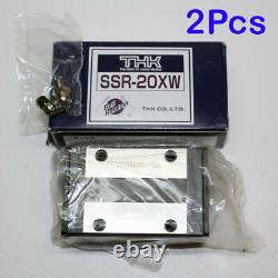 2Pcs Linear Bearing Block SSR20XW1UU+2740LY Linear Rail Rail Block