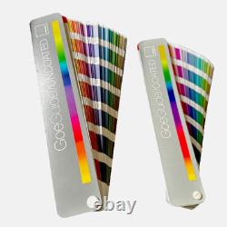 2,058 Colors Solid Pantone GoeGuide Coated + Uncoated Color Book Set + CD