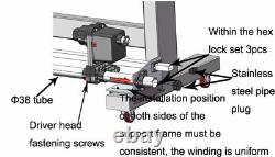 2 Motors 74 Automatic Media Take up Reel GSD74 for Roland / Epson Printer-220V