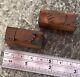 2x Pointing Hand Letterpress Wooden Printing Block Wood Printer Type Finger Old`