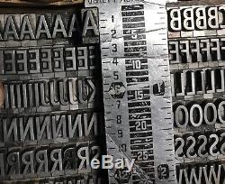 30 PT. Futura Letterpress Metal Type Foundry 706
