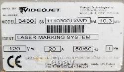 3430 AL-70300 711-78822-2 MHI Boardindex Videojet Lazer marking unit