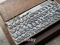 36 Pt Grayda Swash Caps American Type Founders Font Letterpress Unused