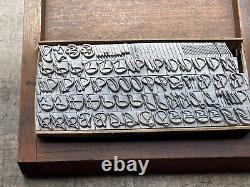 36 Pt Grayda Swash Caps American Type Founders Font Letterpress Unused