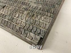 36pt Stylescript- Foundry Metal Type Letterpress Font Printing Baltotype